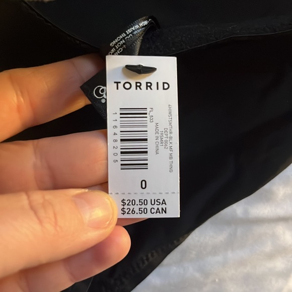 NWT Torrid size 0 highwasted shaper thong (M) - Picture 8 of 8